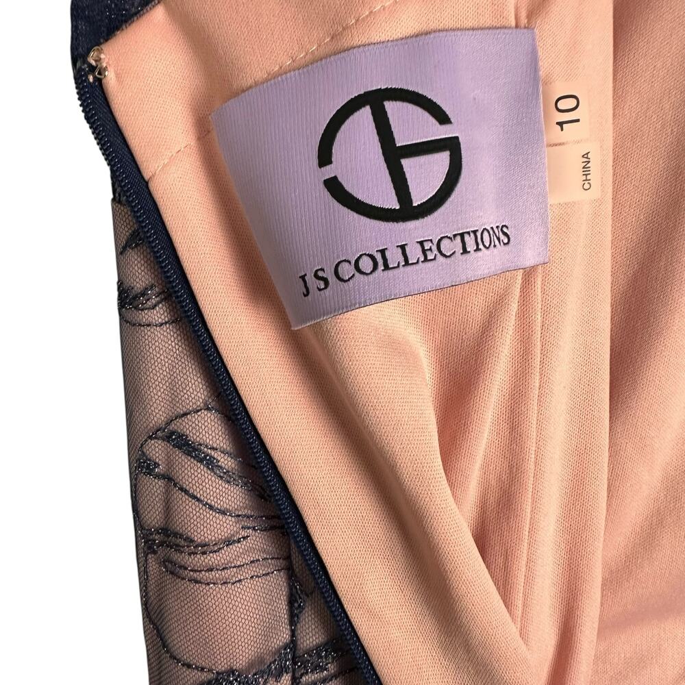 Js Collections Winnie Column Gown Dark Blush Lace… - image 4